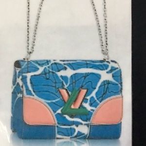 LOUIS VUITTON TWIST MM CRUISE AQUATIC HANDBAG
